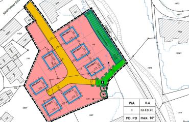 schreiberplan Stuttgart - Projekte:  Gemeinde Hochdorf